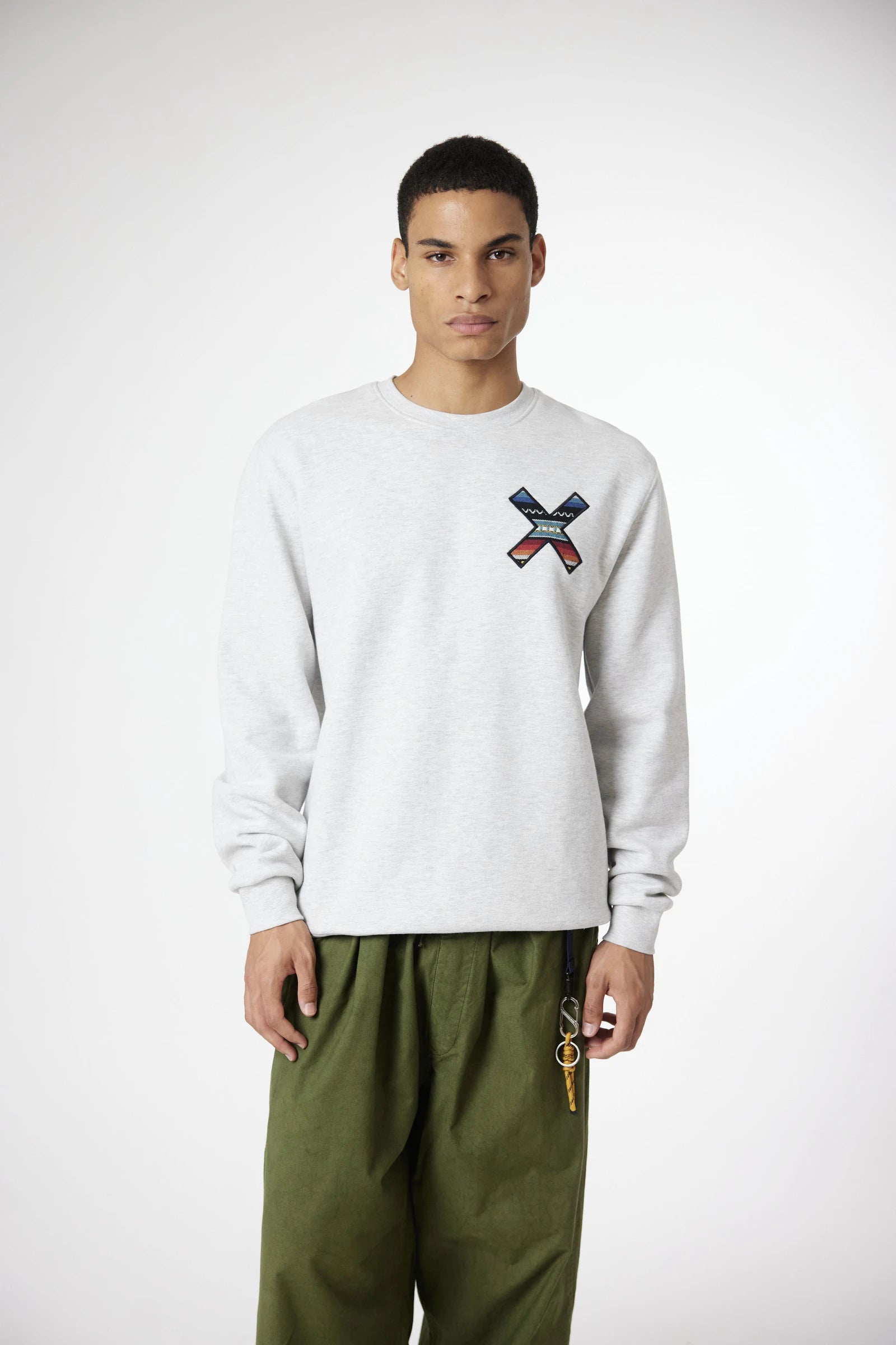 SUDADERA CLASSIC LIGHT GREY MELANGE thumbnail