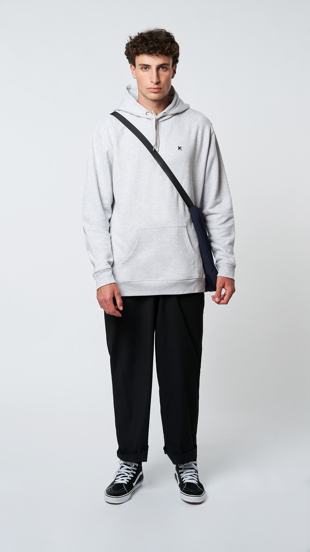 HOODIE PATCH LIGHT GREY MELANGE thumbnail