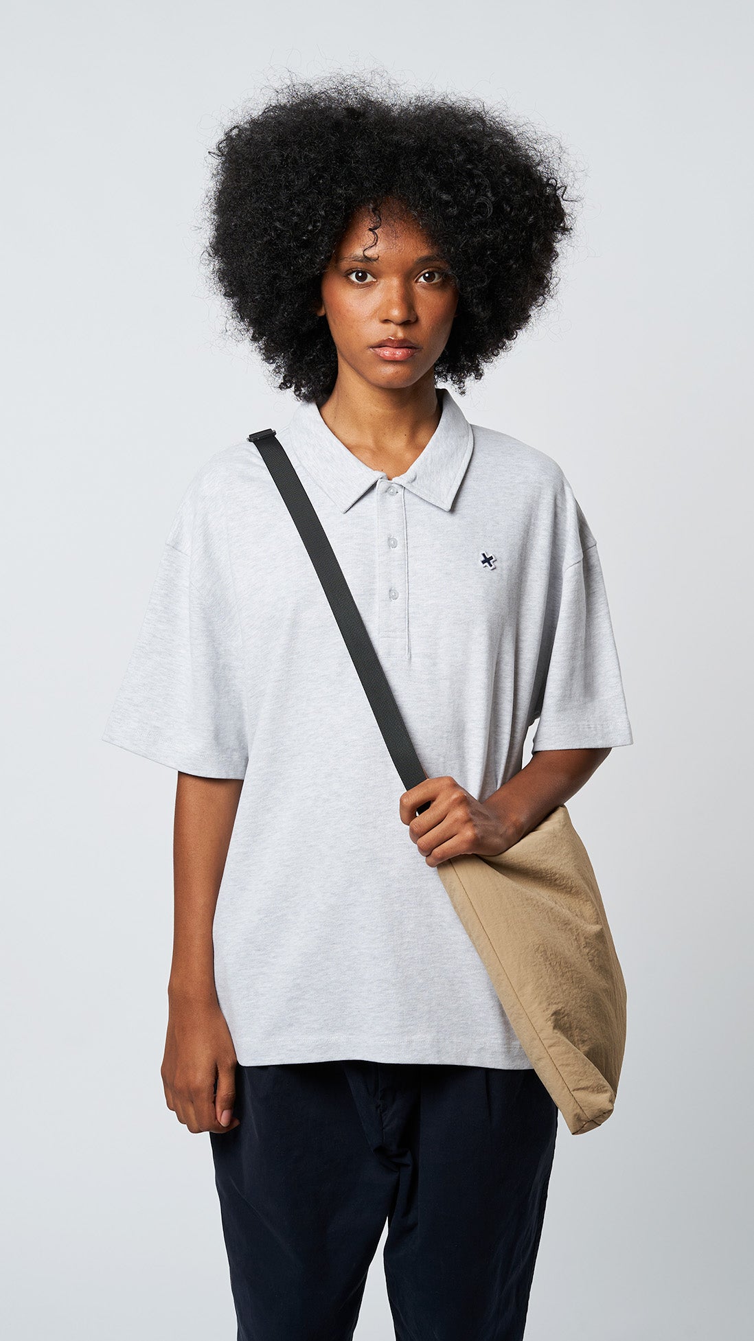 POLO PATCH LIGHT GREY MELANGE thumbnail