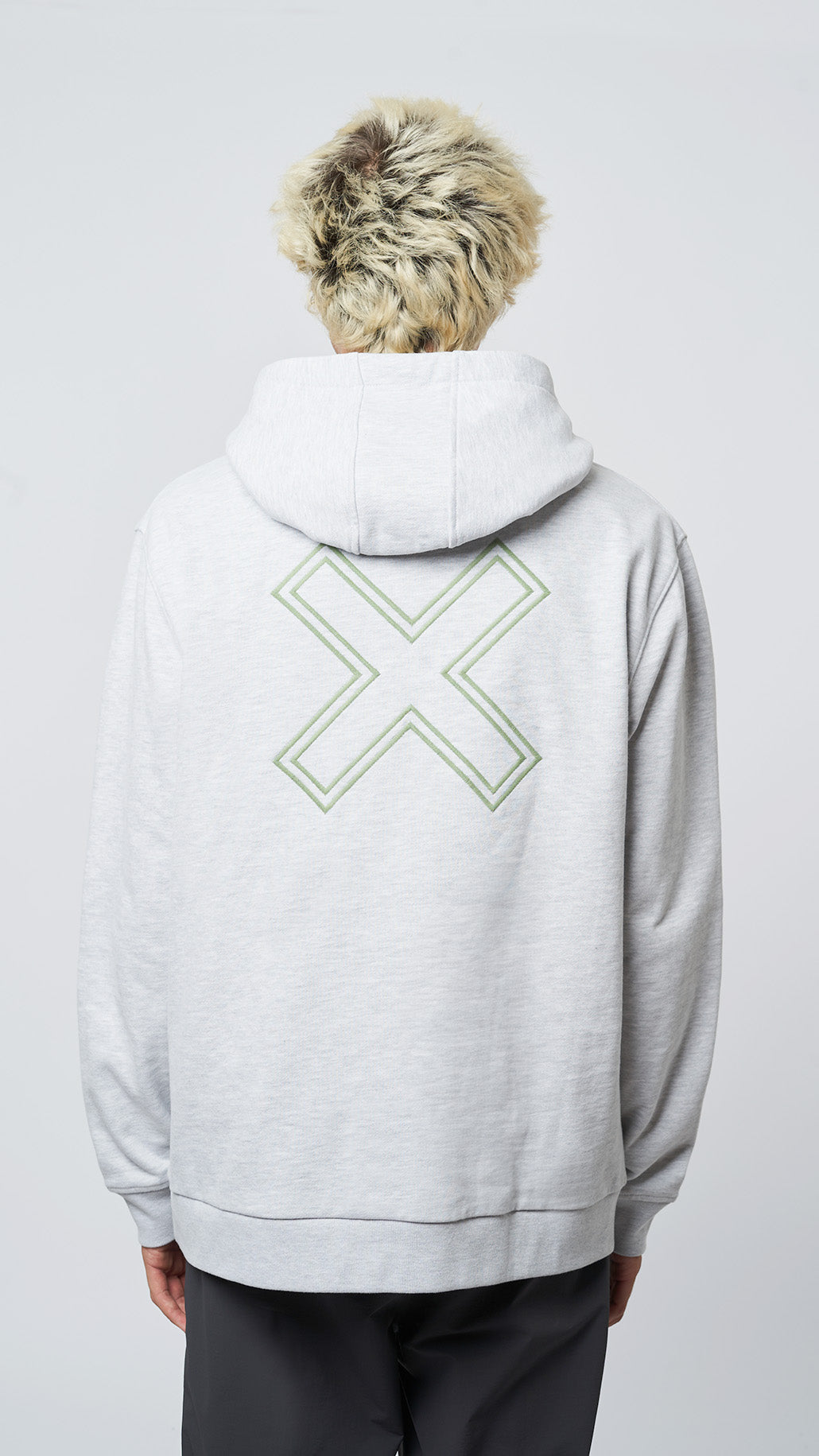 HALF ZIP HOODIE REEF LIGHT GREY MELANGE thumbnail