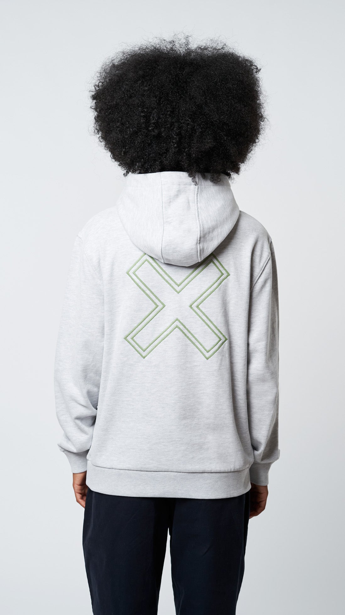 HALF ZIP HOODIE REEF LIGHT GREY MELANGE thumbnail