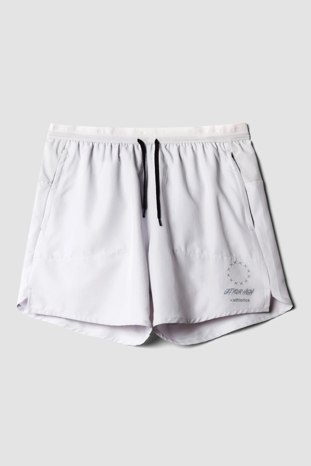 LIGHT GREY TRAIN SHORTS