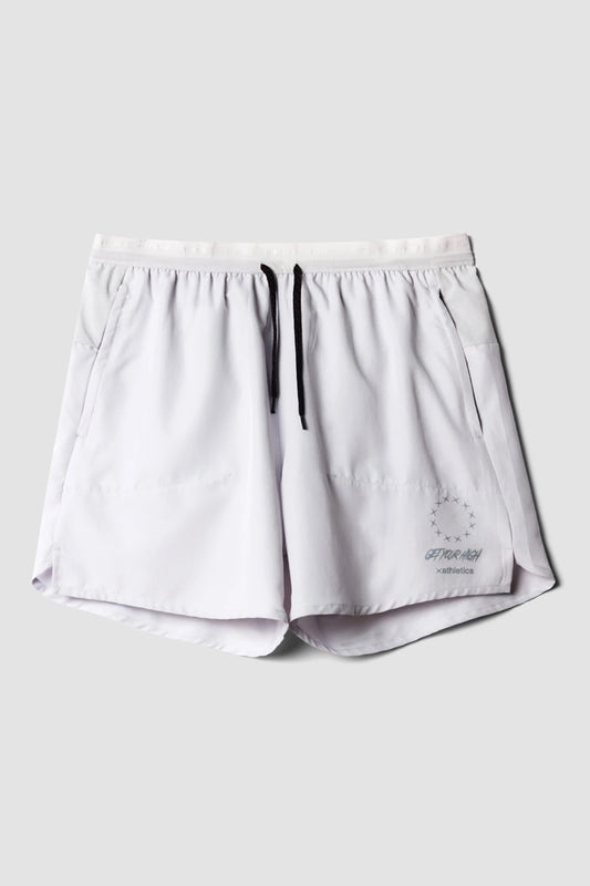 LIGHT GREY TRAIN SHORTS