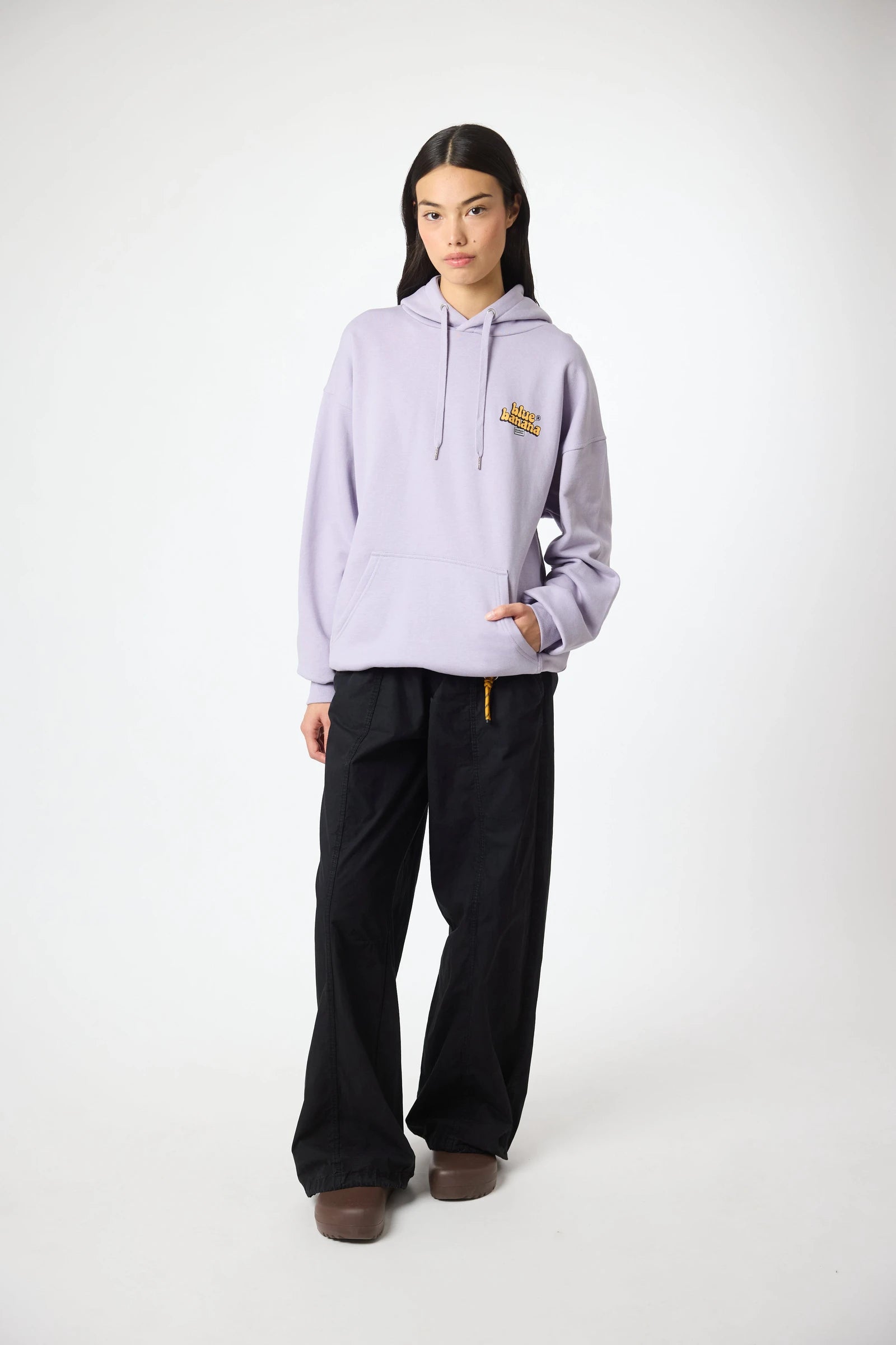 SUDADERA CON CAPUCHA HAKUBA LIGHT LILAC thumbnail