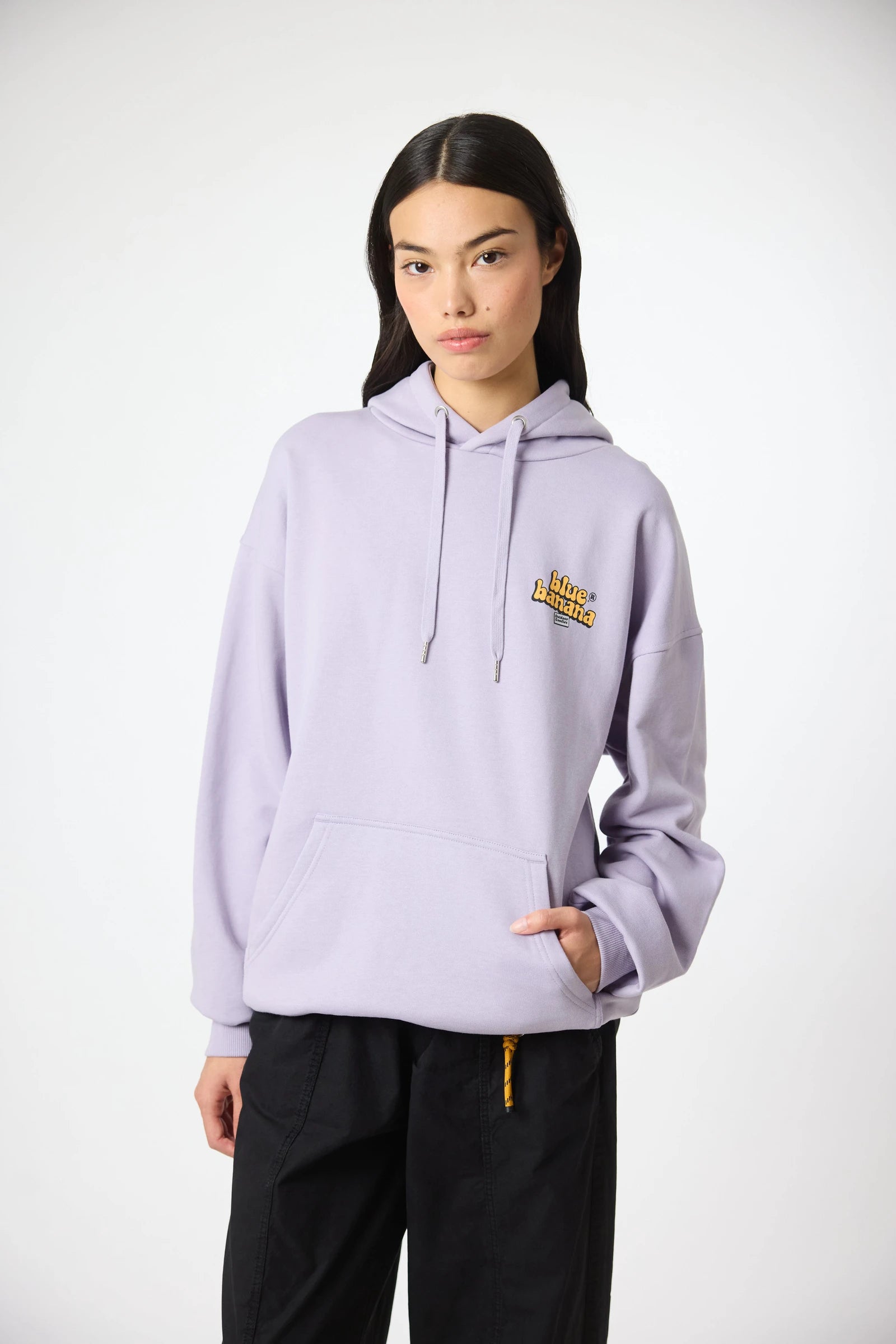 SUDADERA CON CAPUCHA HAKUBA LIGHT LILAC thumbnail