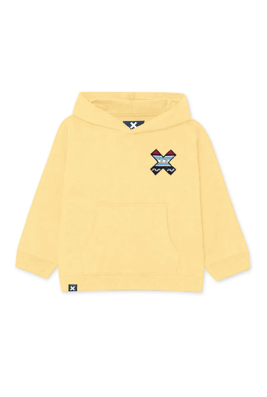 SUDADERA CON CAPUCHA KIDS CLASSIC AMARILLO CLARO
