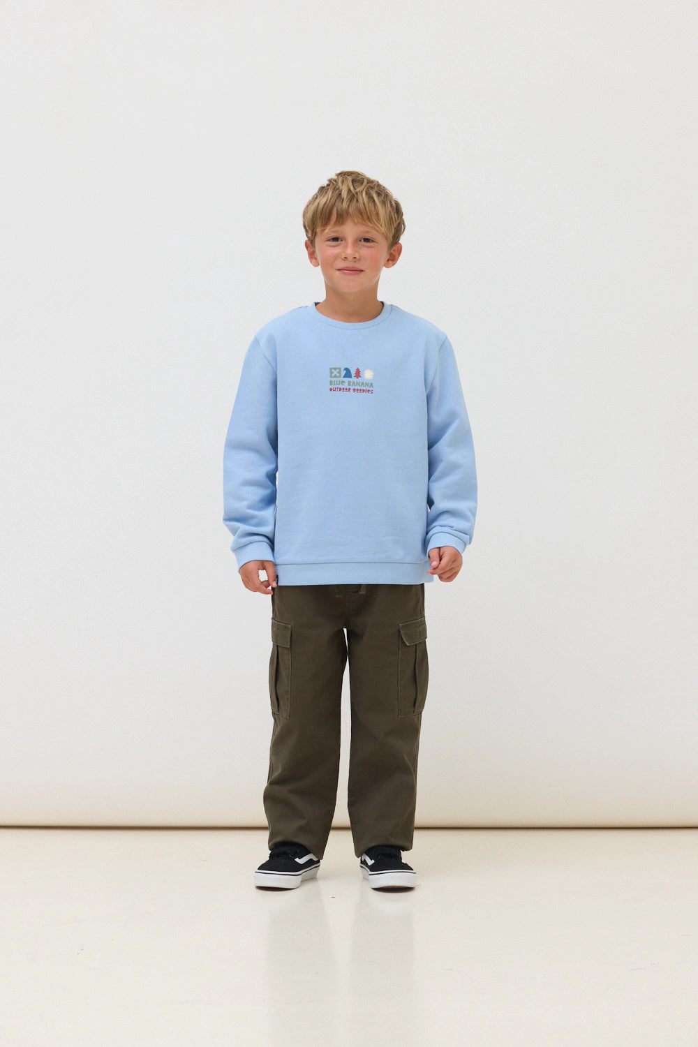 SUDADERA KIDS BOX LIGHT BLUE