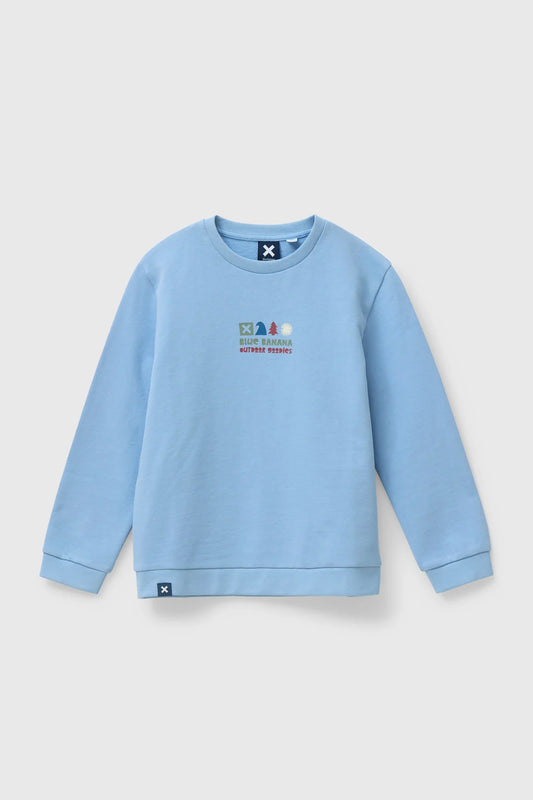 SUDADERA KIDS BOX LIGHT BLUE