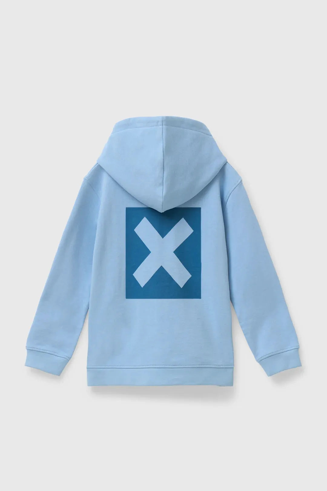 LIGHT BLUE NATURE KIDS FULL ZIP HOODIE