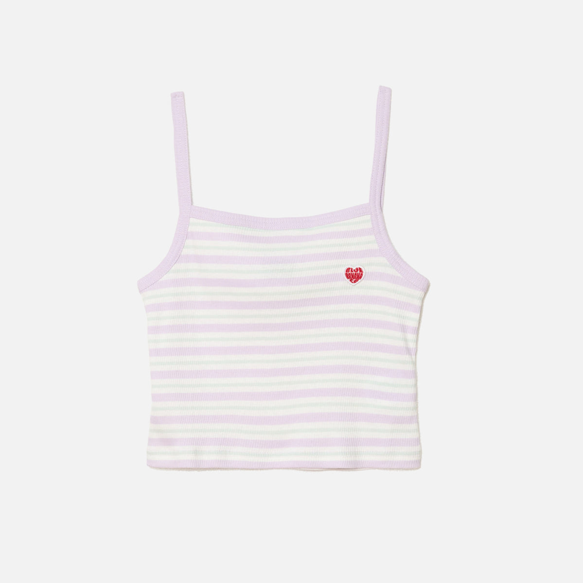 LILAC STRIPED WOMAN TANK TOP Blue Banana Brand