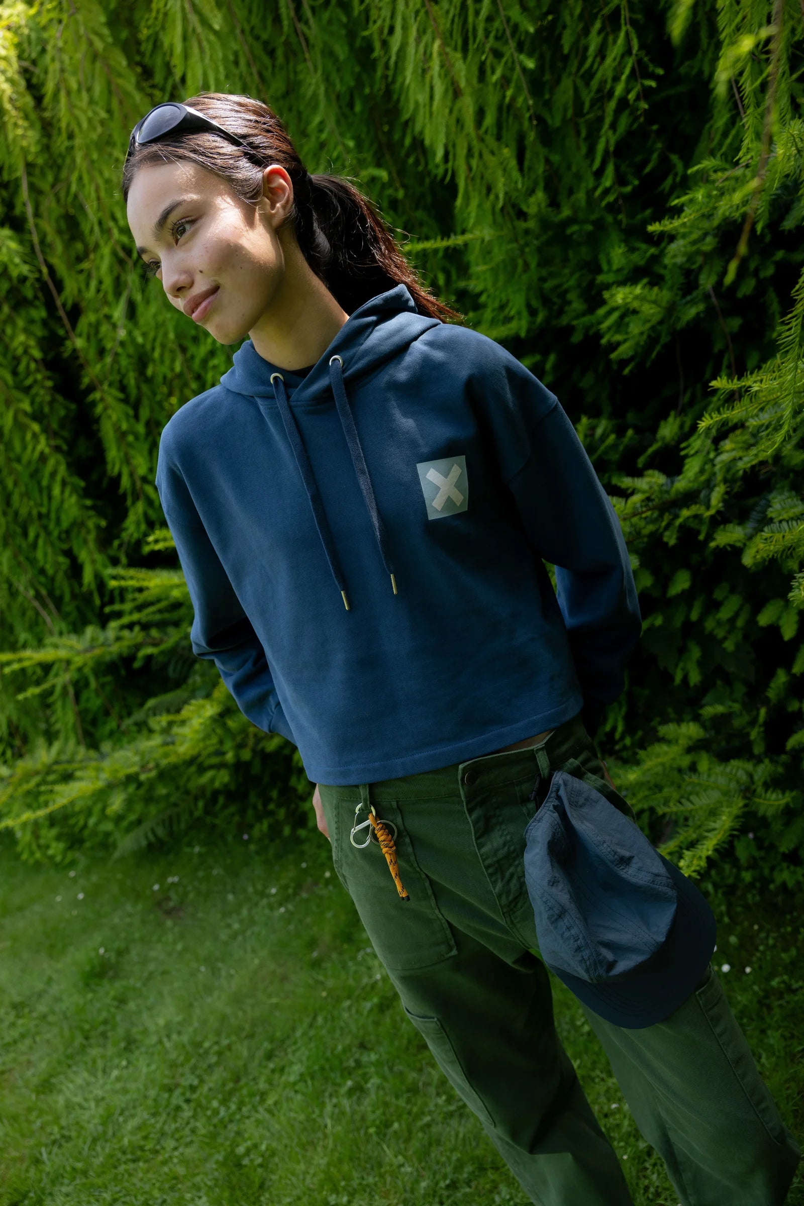 IMPERIAL BLUE NATURE WOMAN HOODIE