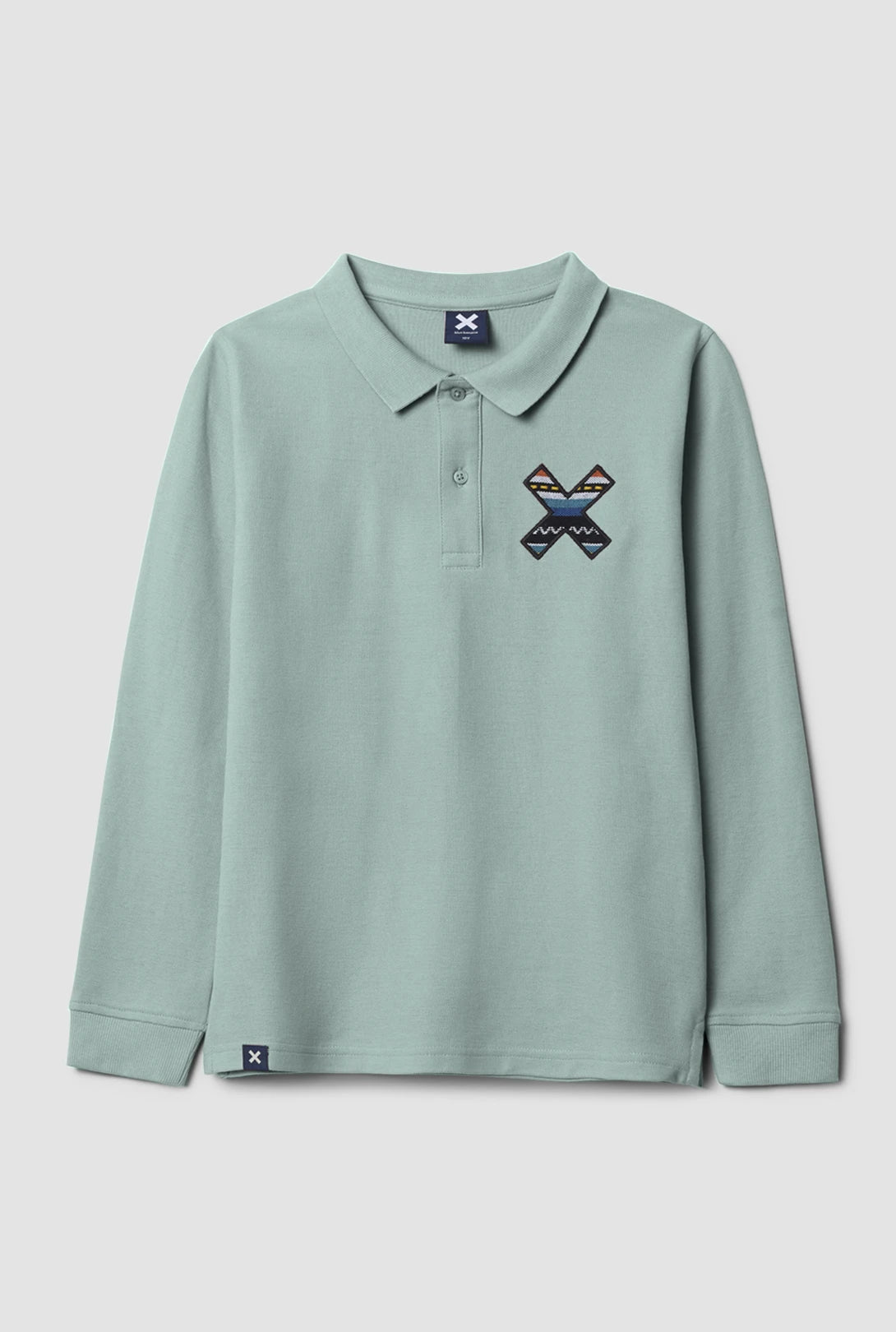 POLO MANGA LARGA KIDS CLASSIC MENTA