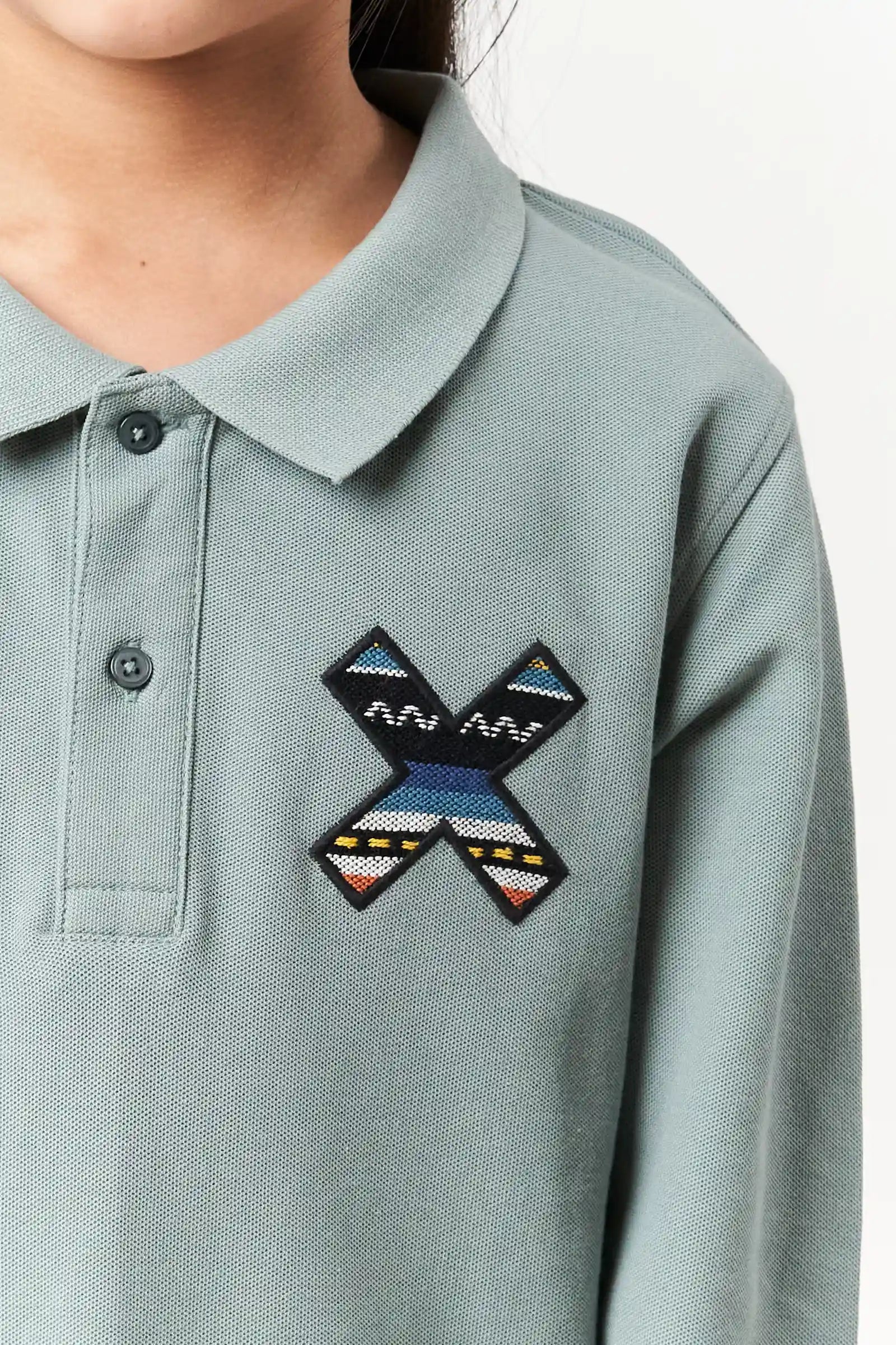 POLO MANGA LARGA KIDS CLASSIC MENTA thumbnail