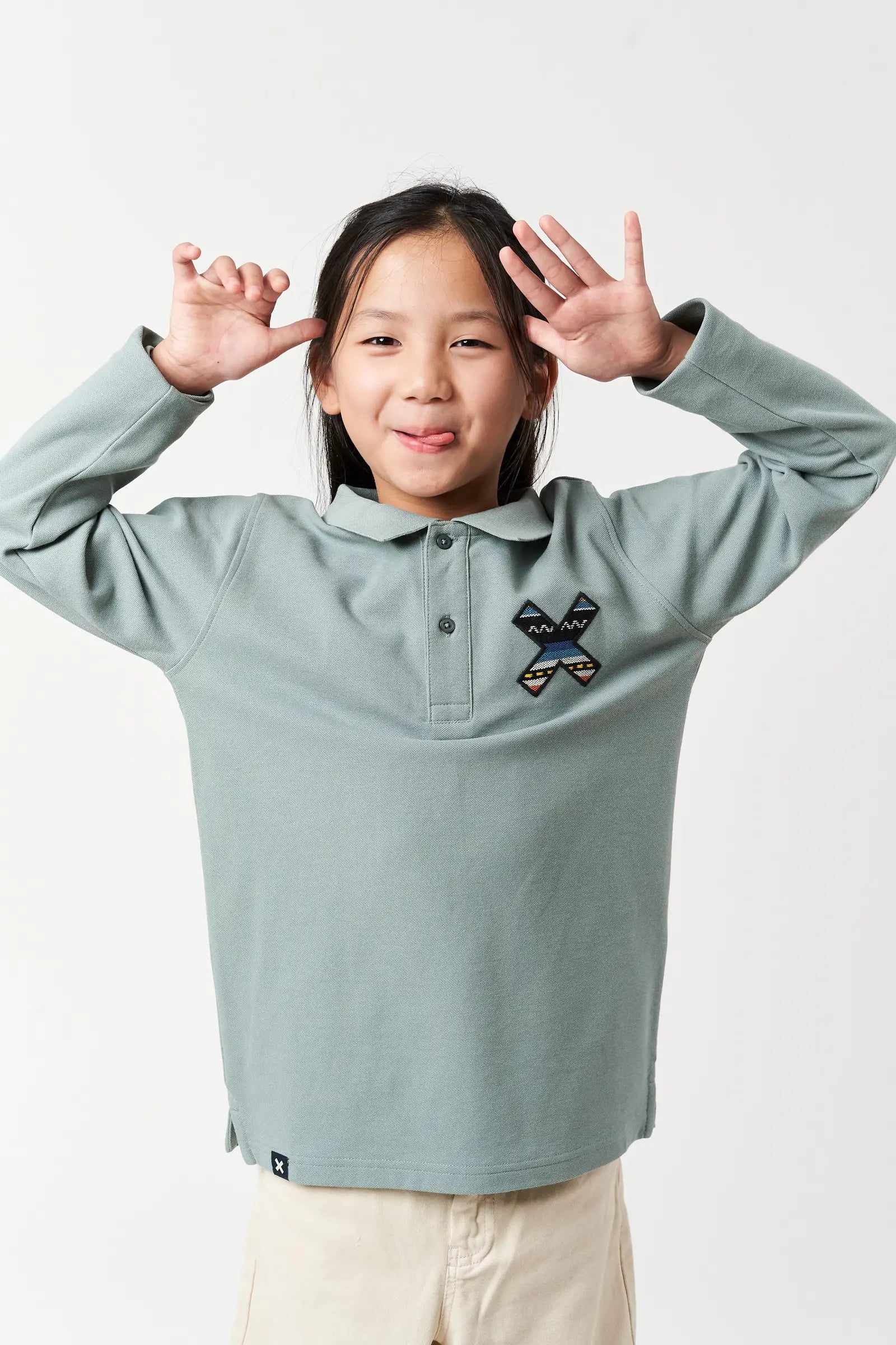 POLO MANGA LARGA KIDS CLASSIC MENTA thumbnail