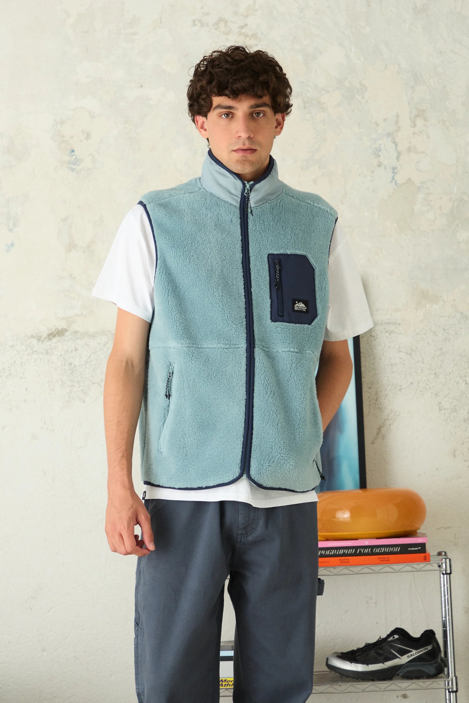 CHALECO FLEECE ROPE MENTA thumbnail