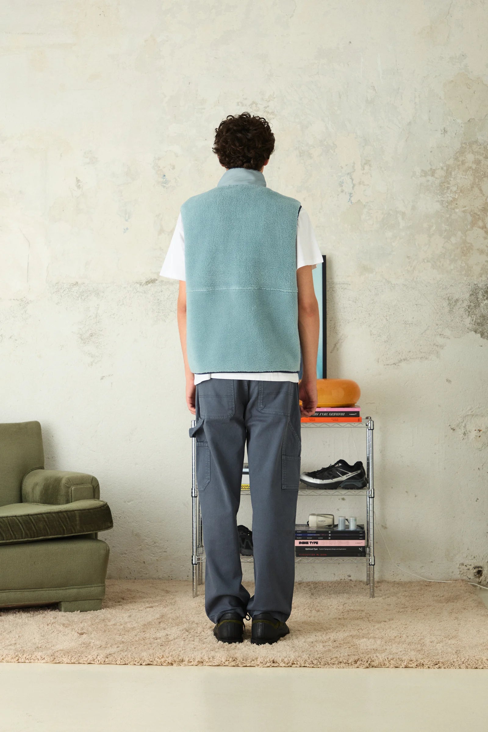 CHALECO FLEECE ROPE MENTA thumbnail