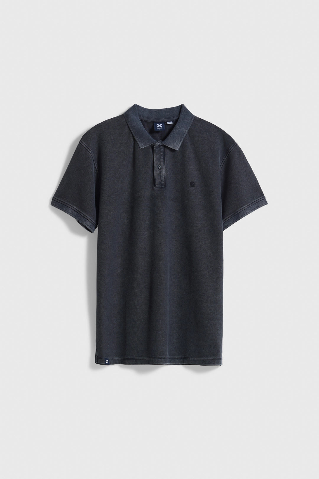 POLO WASHED NATURE NEGRO