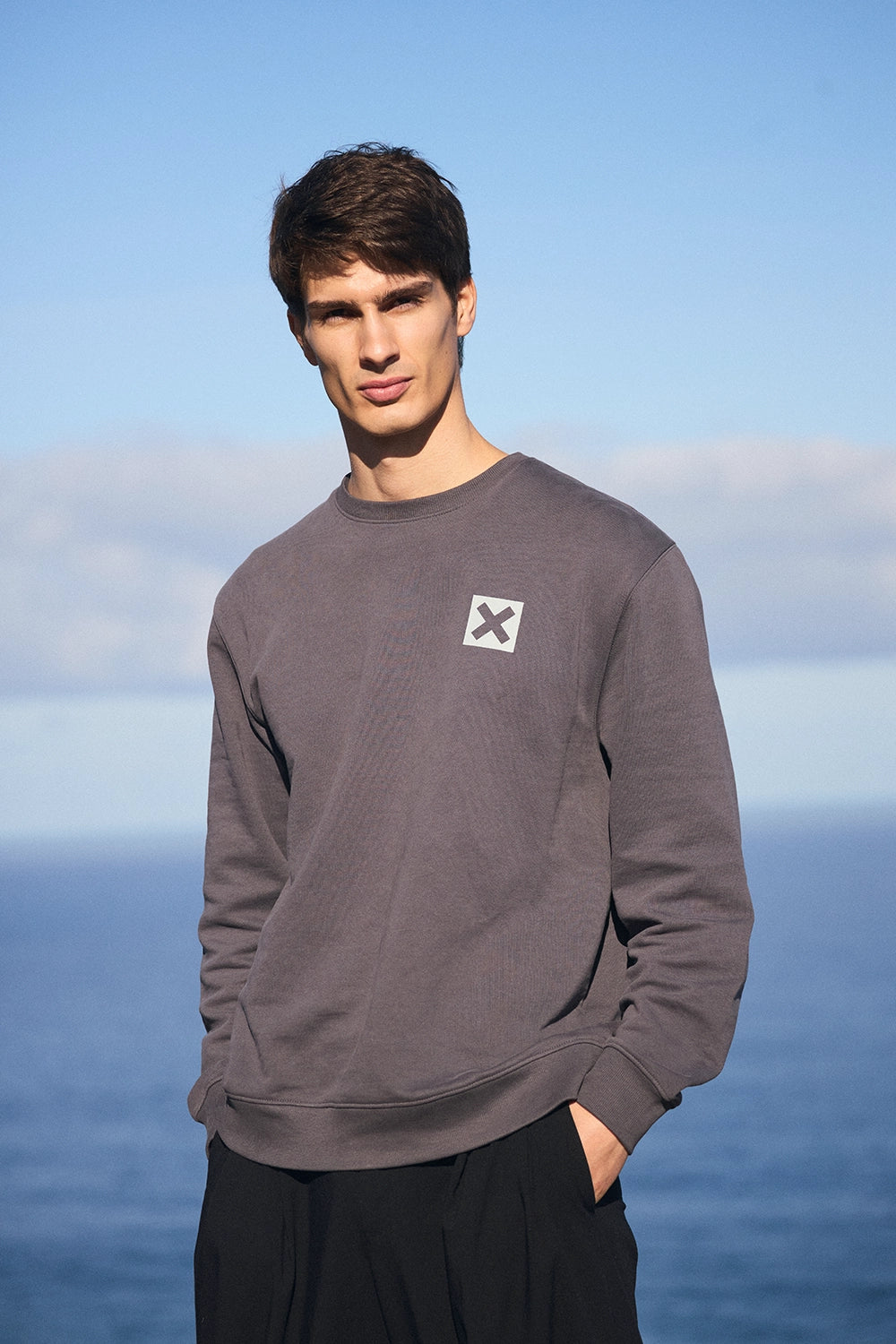 SUDADERA NATURE ANTRACITA