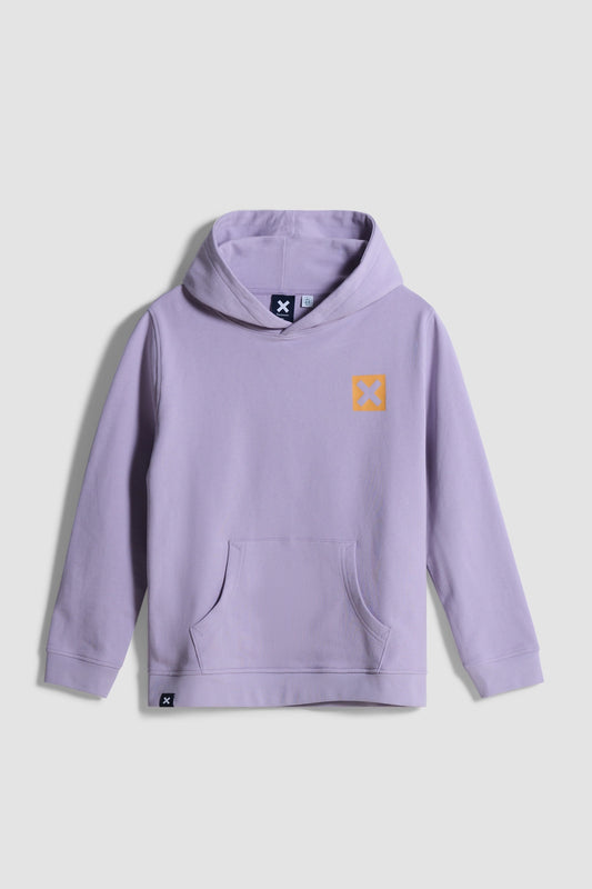 SUDADERA CON CAPUCHA KIDS NATURE LIGHT LILAC