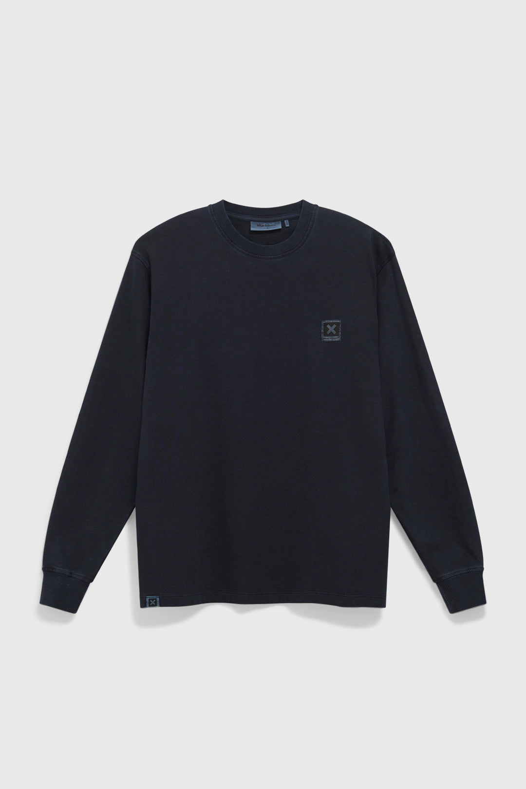 CAMISETA MANGA LARGA ICONIC AZUL MARINO