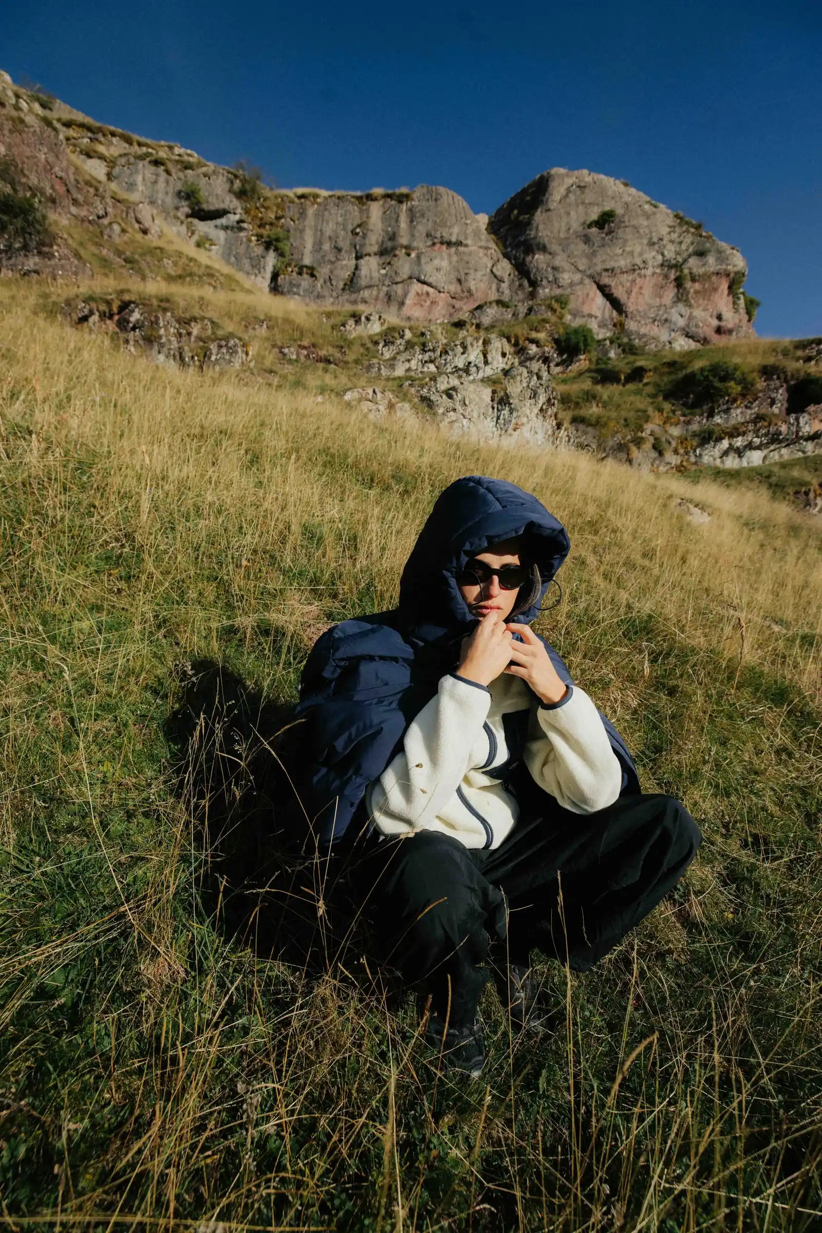 PUFFER PARKA NEST AZUL MARINO thumbnail