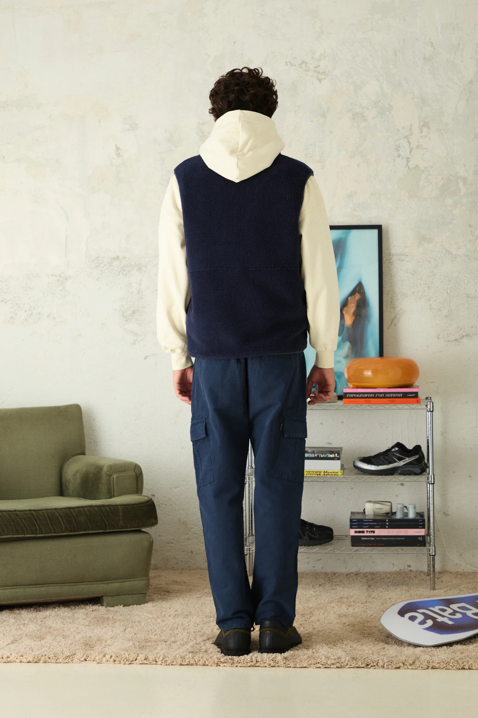 CHALECO FLEECE ROPE AZUL MARINO thumbnail