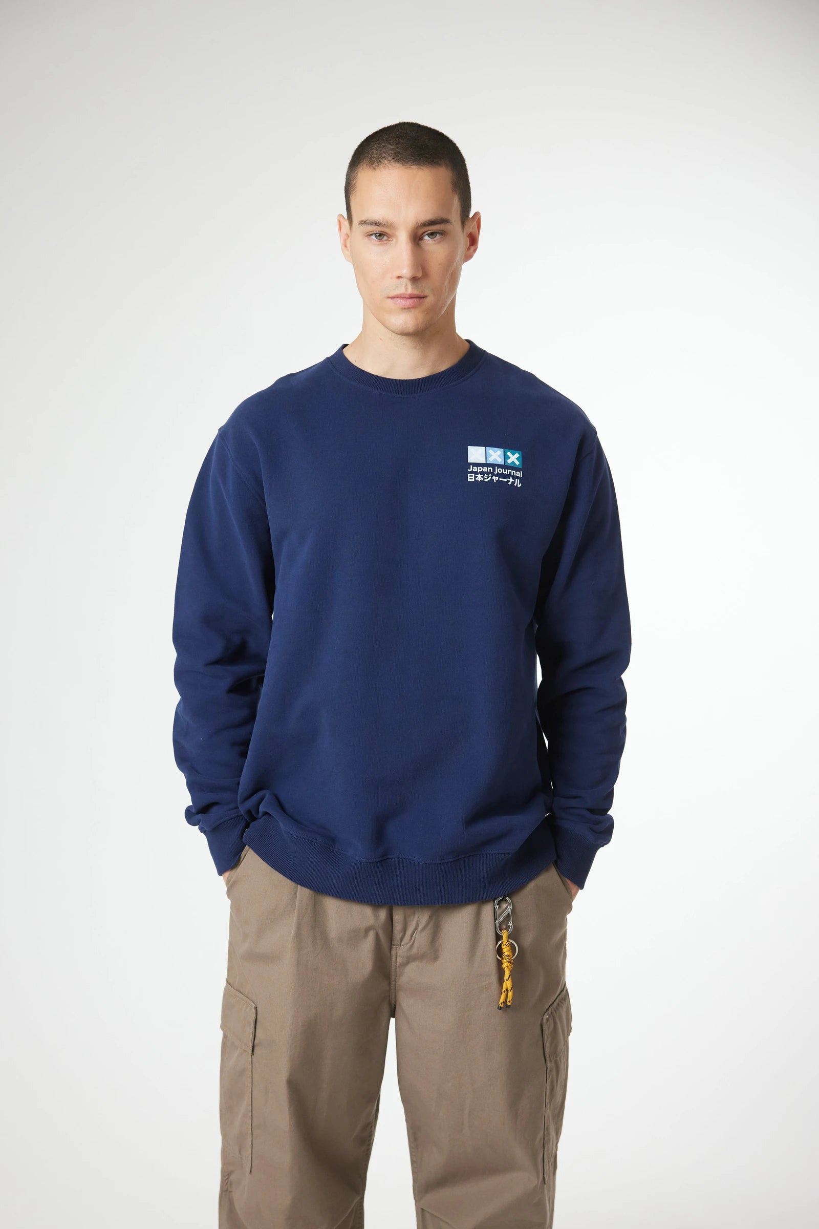 SUDADERA SQUARE AZUL MARINO thumbnail