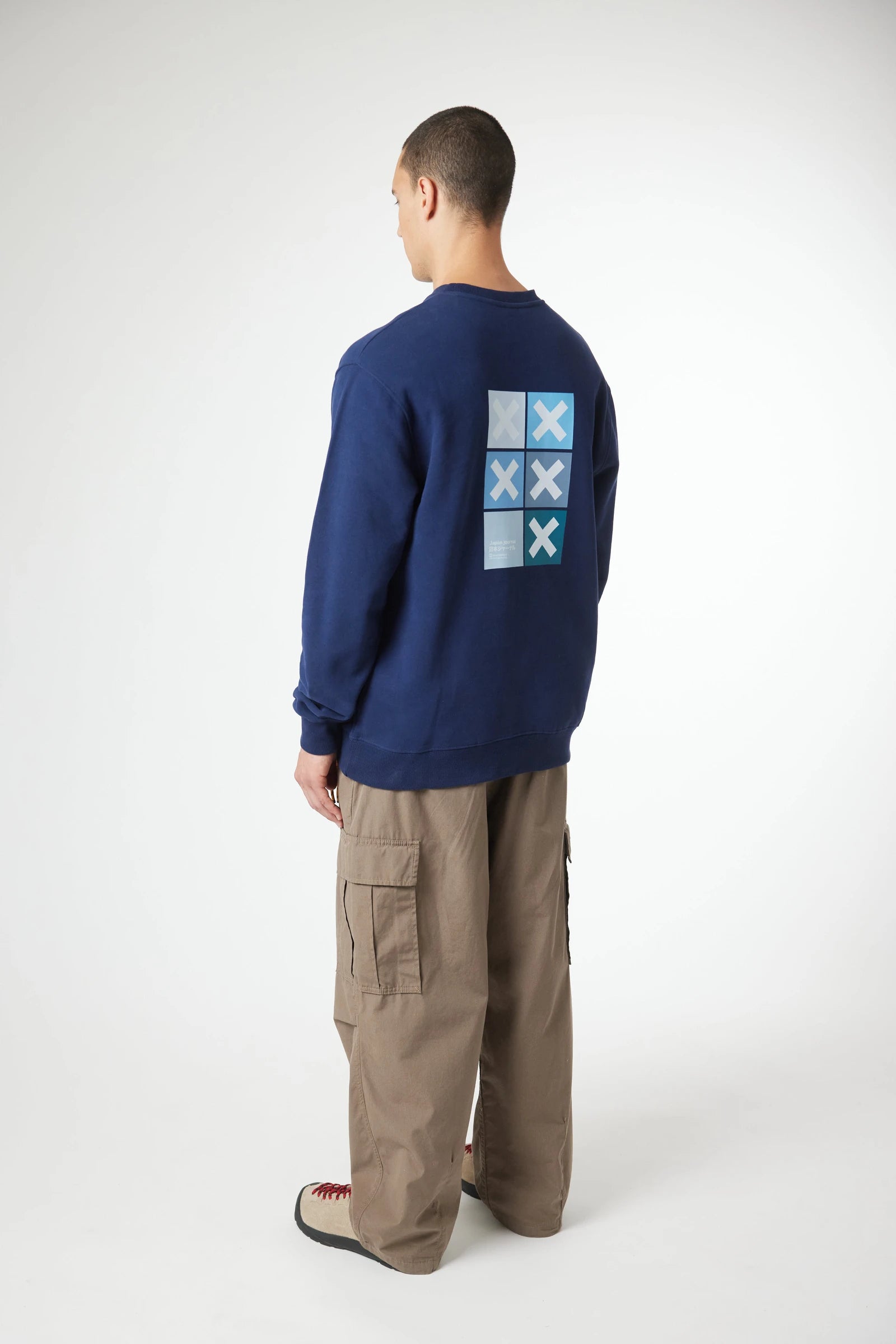 SUDADERA SQUARE AZUL MARINO thumbnail