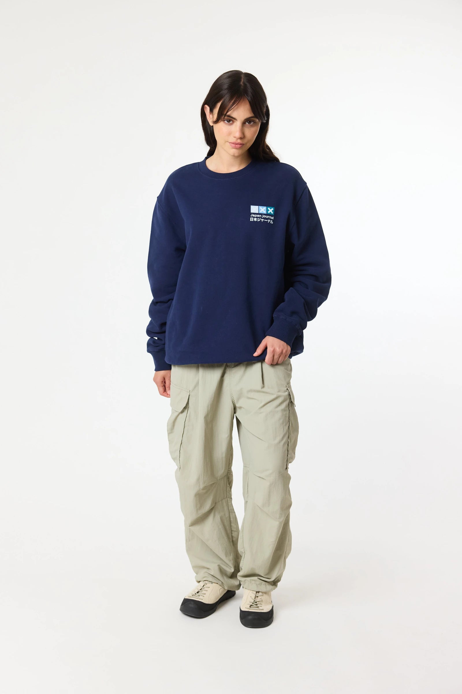 SUDADERA SQUARE AZUL MARINO thumbnail