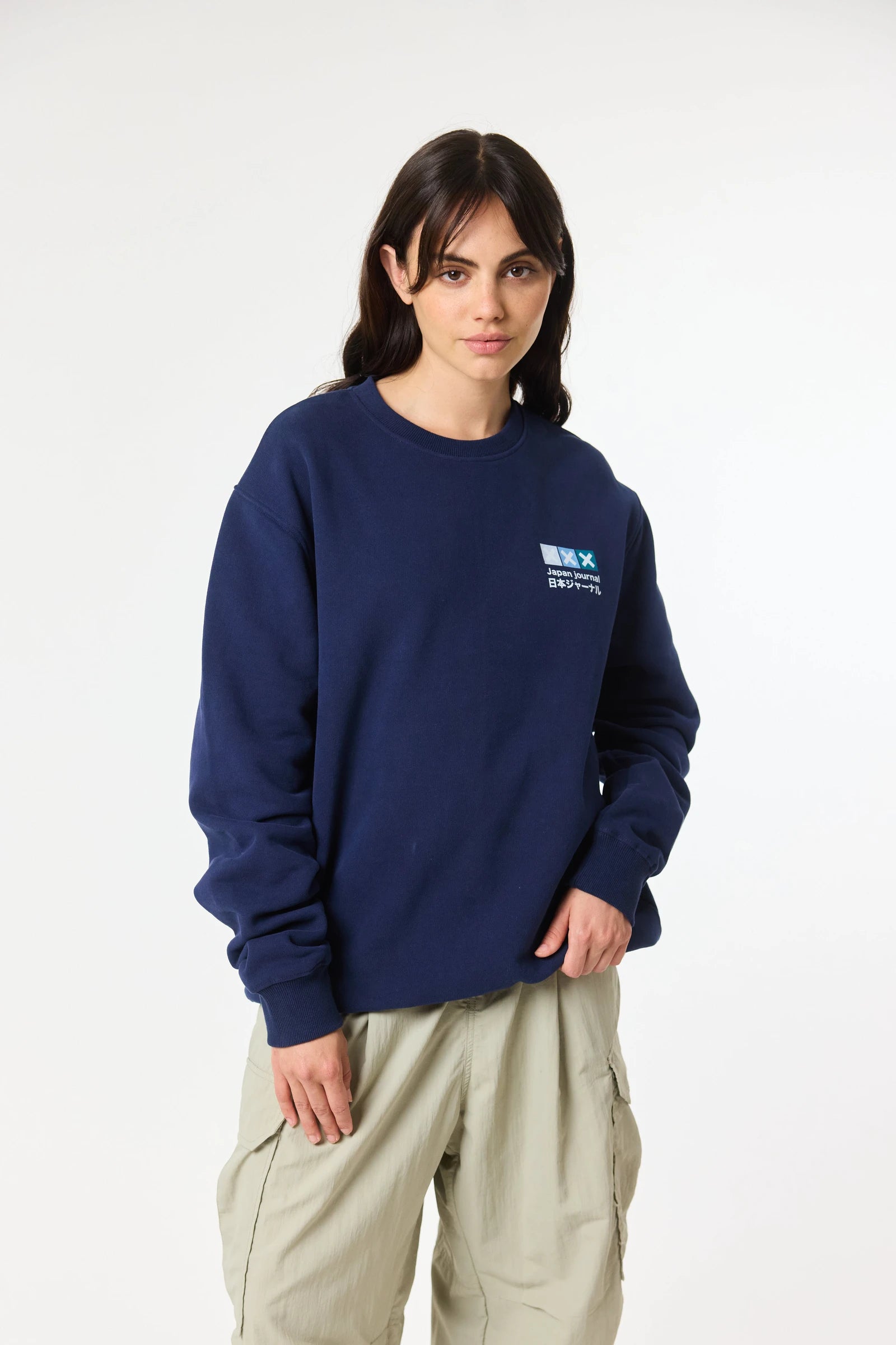 SUDADERA SQUARE AZUL MARINO thumbnail