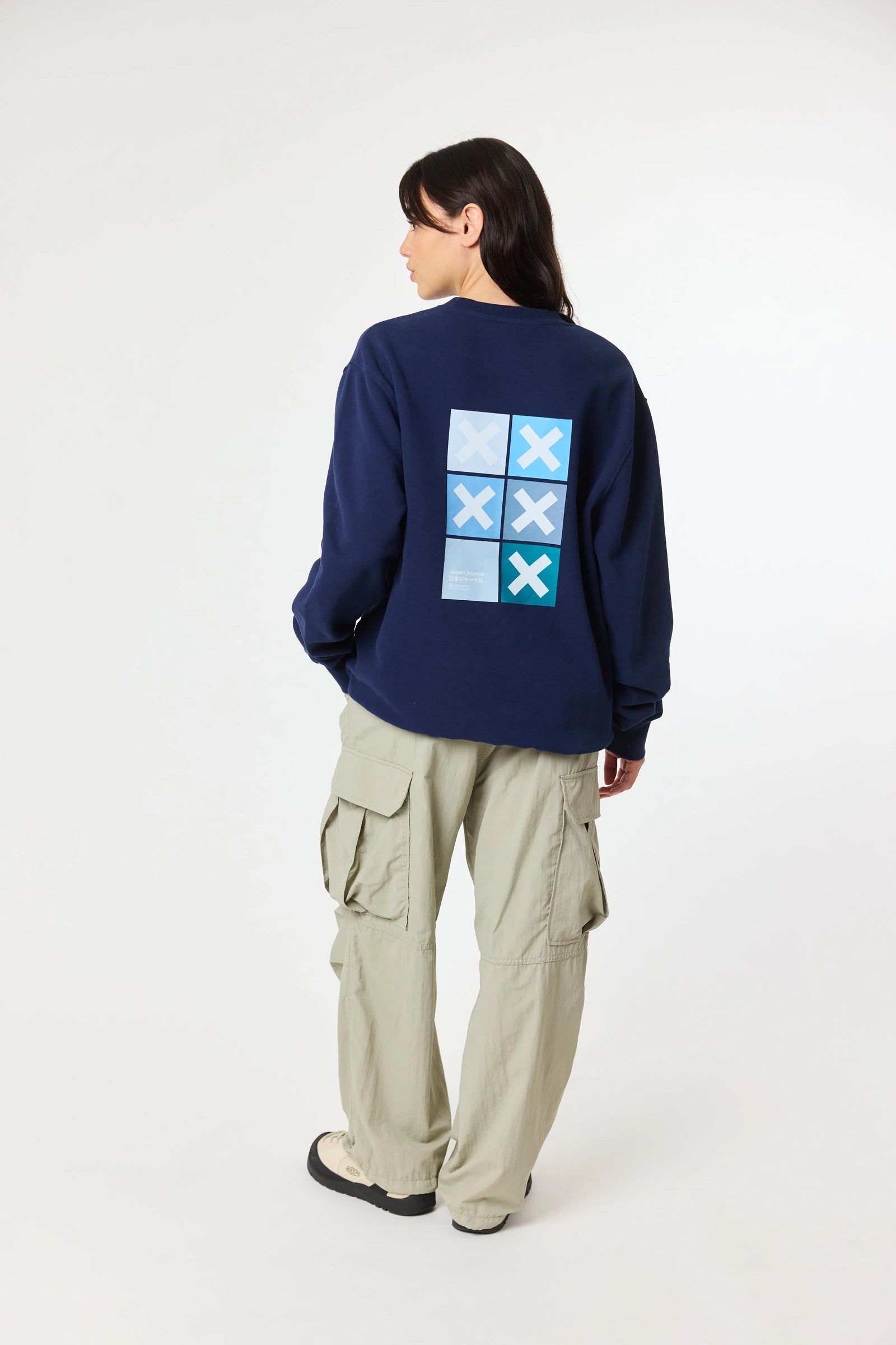 SUDADERA SQUARE AZUL MARINO thumbnail