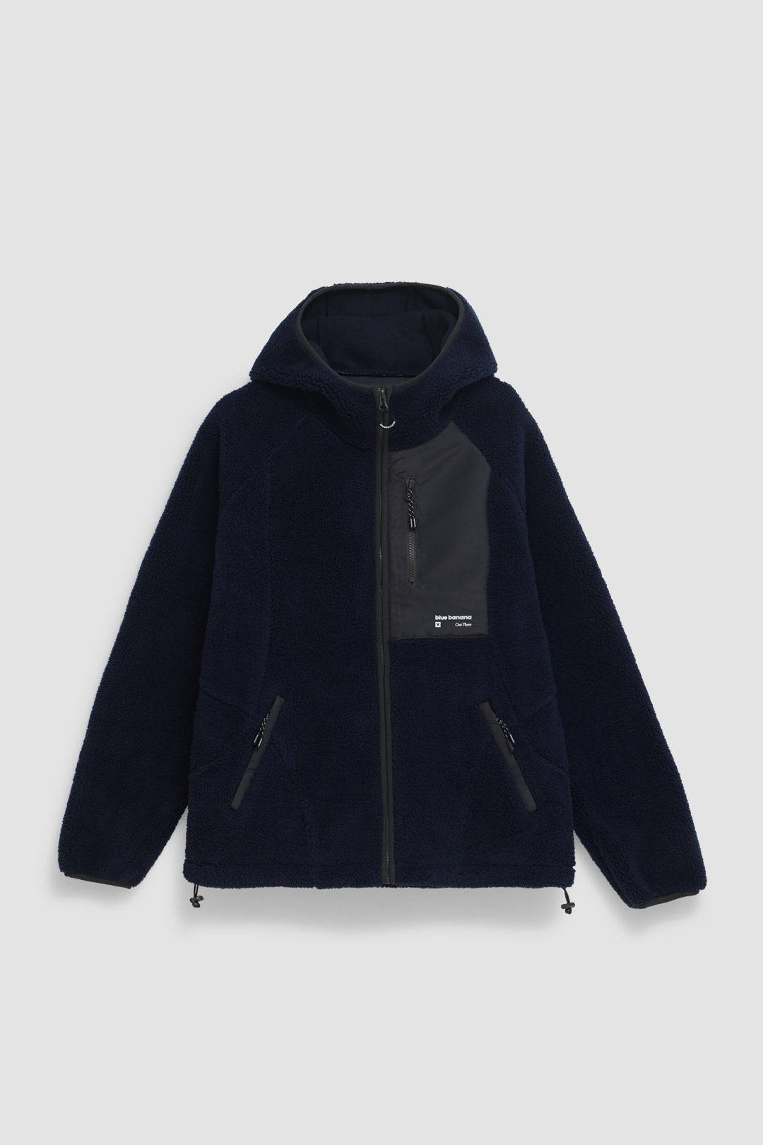 NAVY CAVE POLAR HOODIE