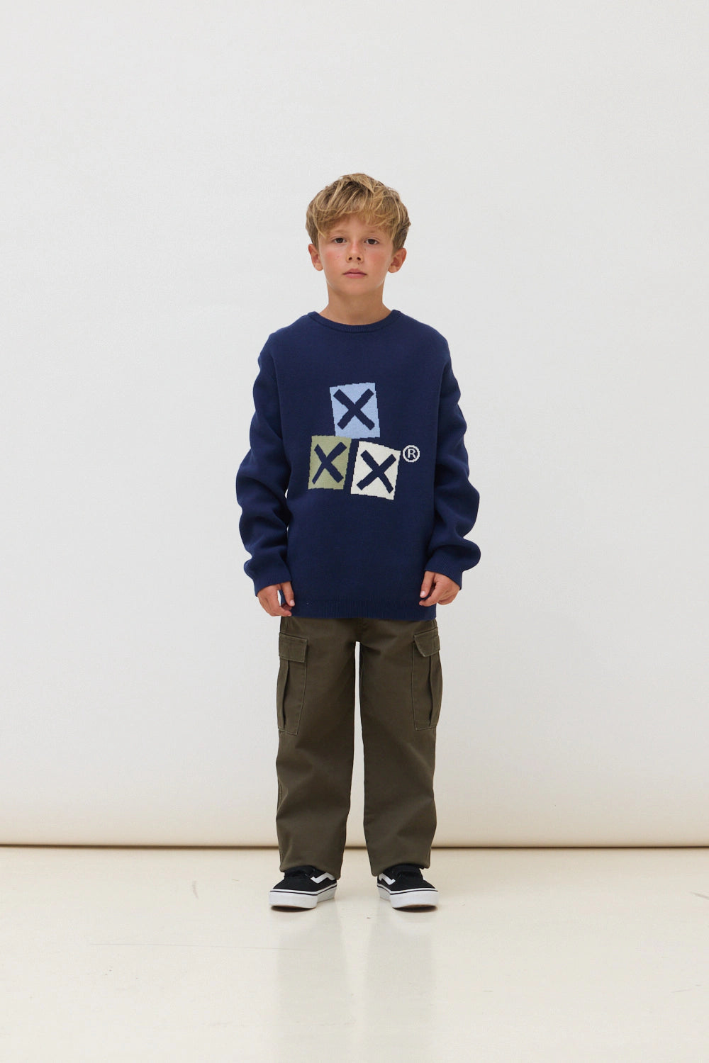 JERSEY KNITTED KIDS GRAVITY AZUL MARINO