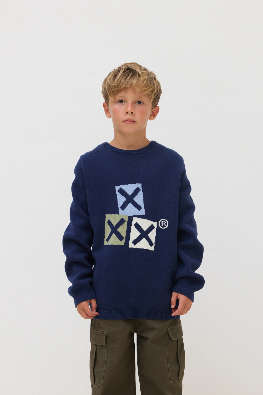 JERSEY KNITTED KIDS GRAVITY AZUL MARINO