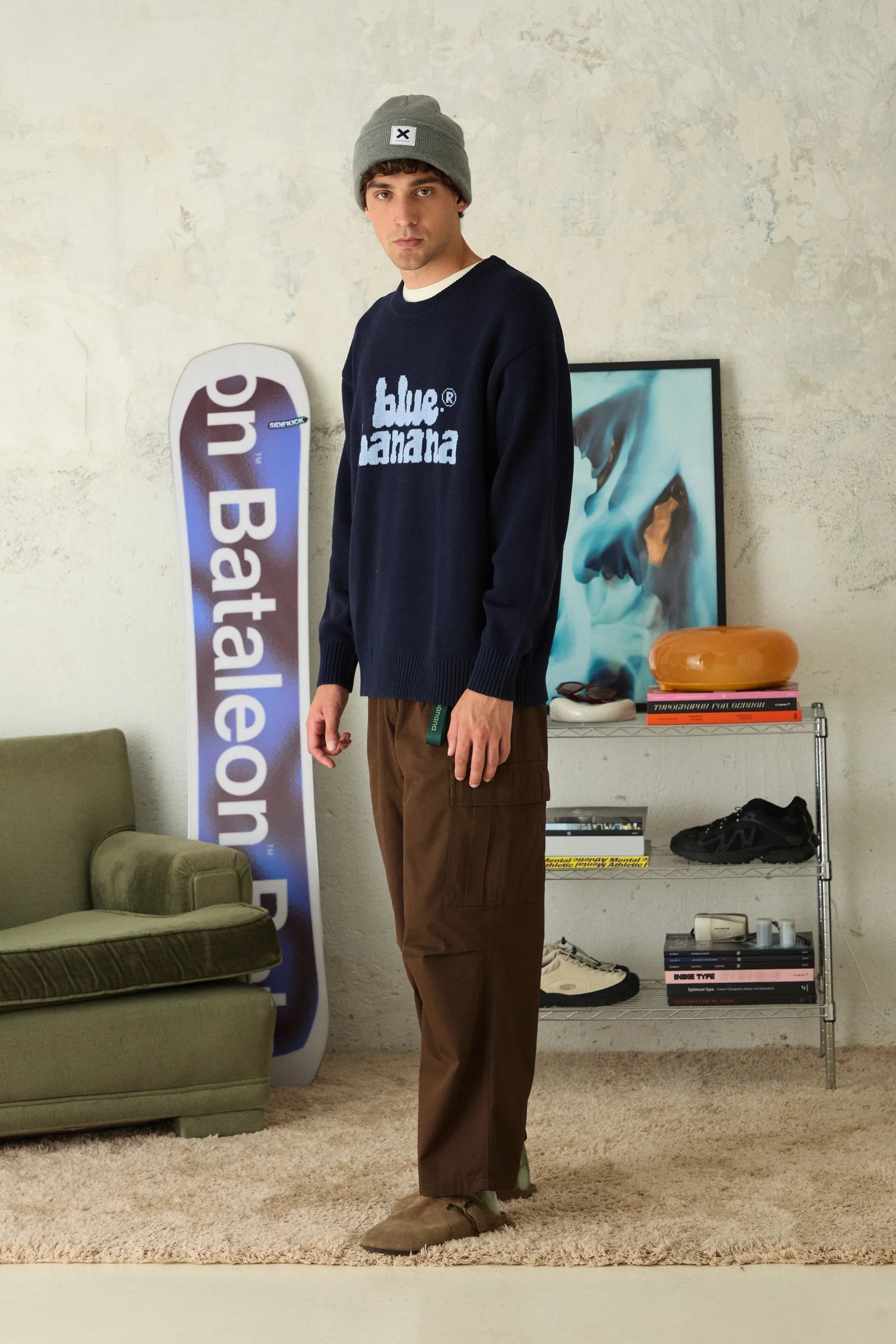 JERSEY DE PUNTO SHELTER AZUL MARINO thumbnail