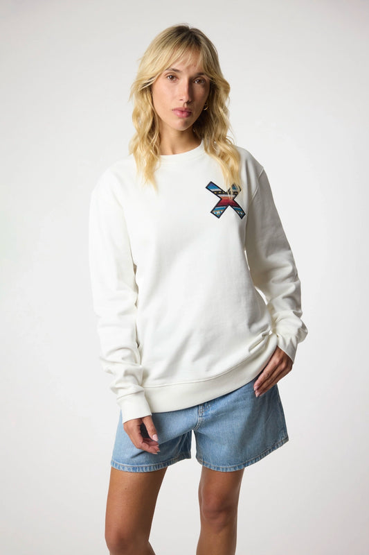 Blue Banana - Maglione a Righe con Scollo a U Blue Banana - Maglione a Righe con Scollo a U