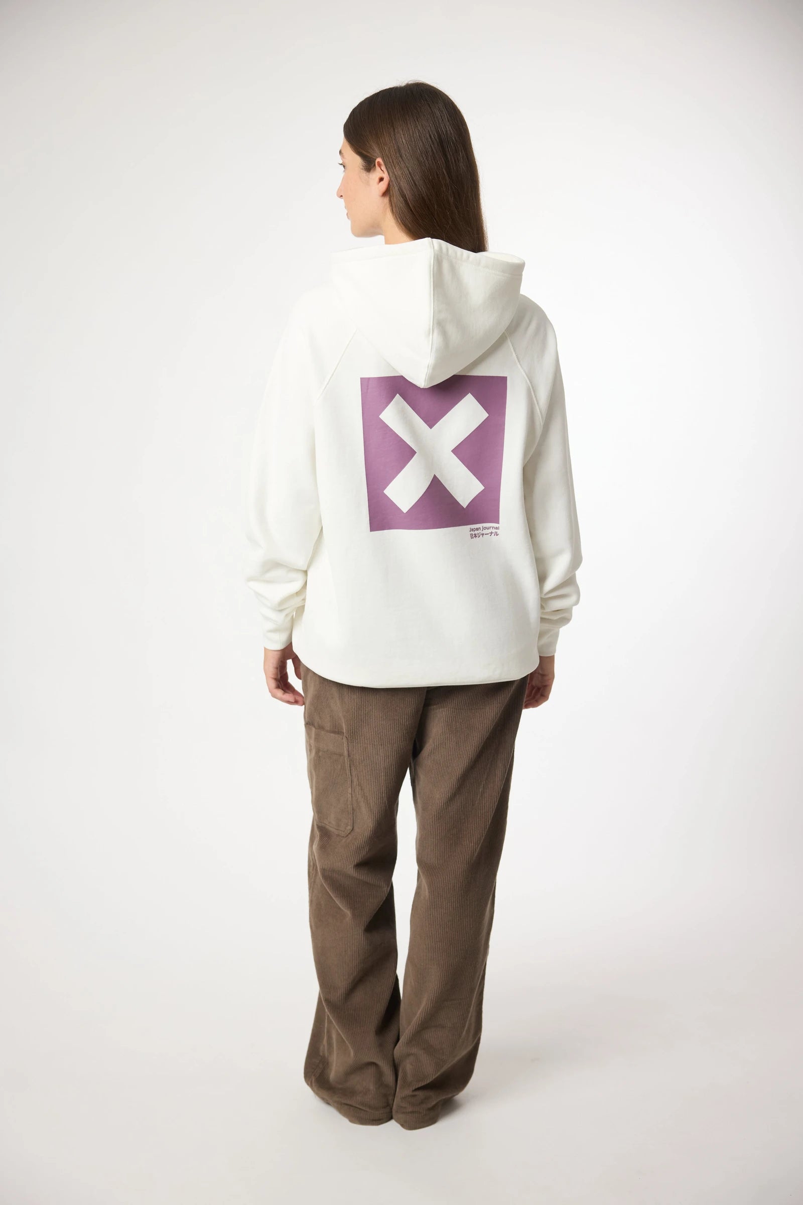 SUDADERA CON CAPUCHA NATURE BLANCO ROTO thumbnail