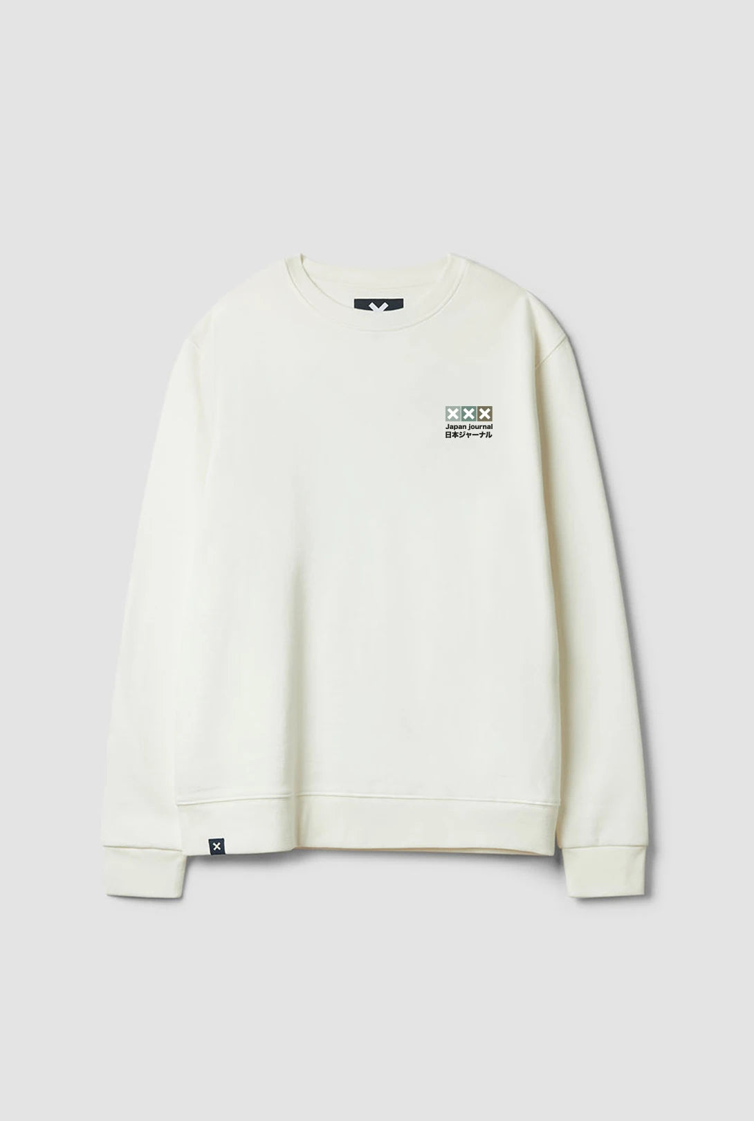 SUDADERA SQUARE BLANCO ROTO