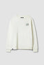 SUDADERA SQUARE BLANCO ROTO