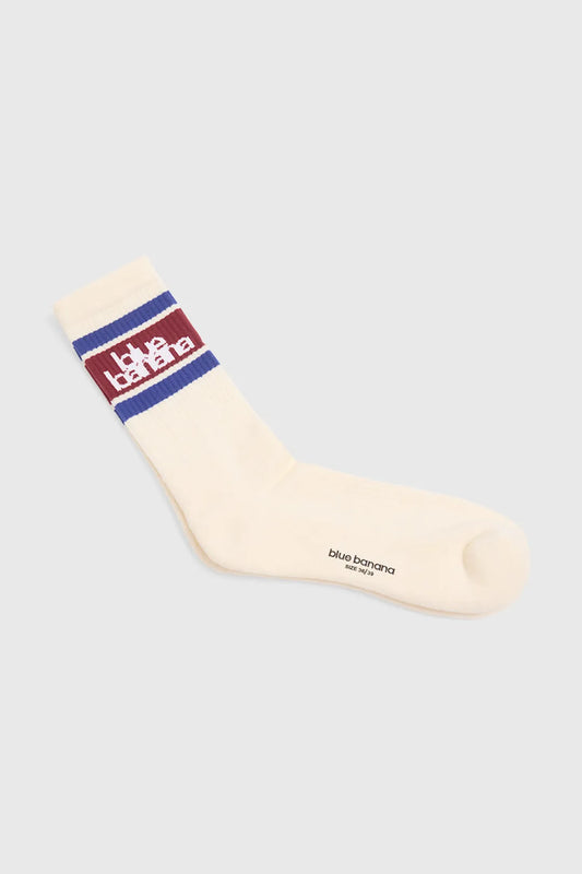 CALCETINES STRIPES BLANCO ROTO