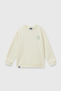 SUDADERA KIDS NATURE BLANCO ROTO