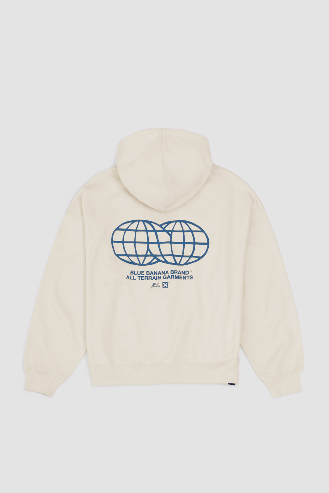 SUDADERA CON CAPUCHA UNIVERSAL BLANCO ROTO
