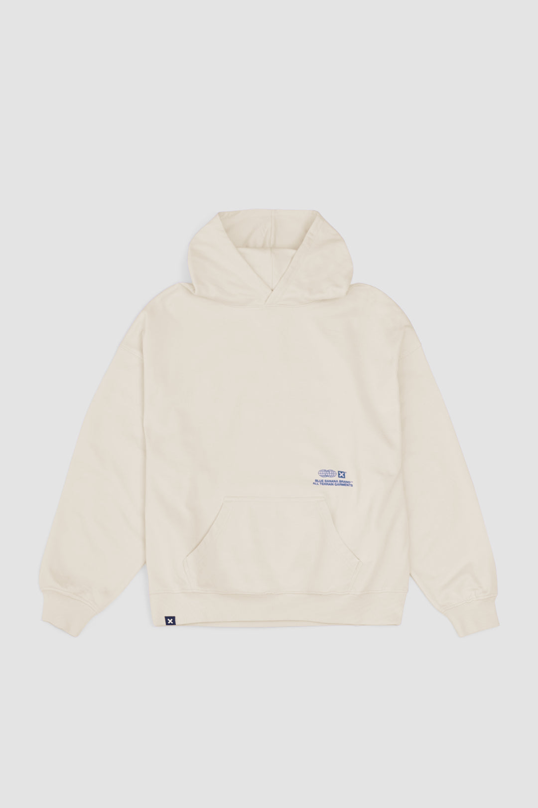 SUDADERA CON CAPUCHA UNIVERSAL BLANCO ROTO