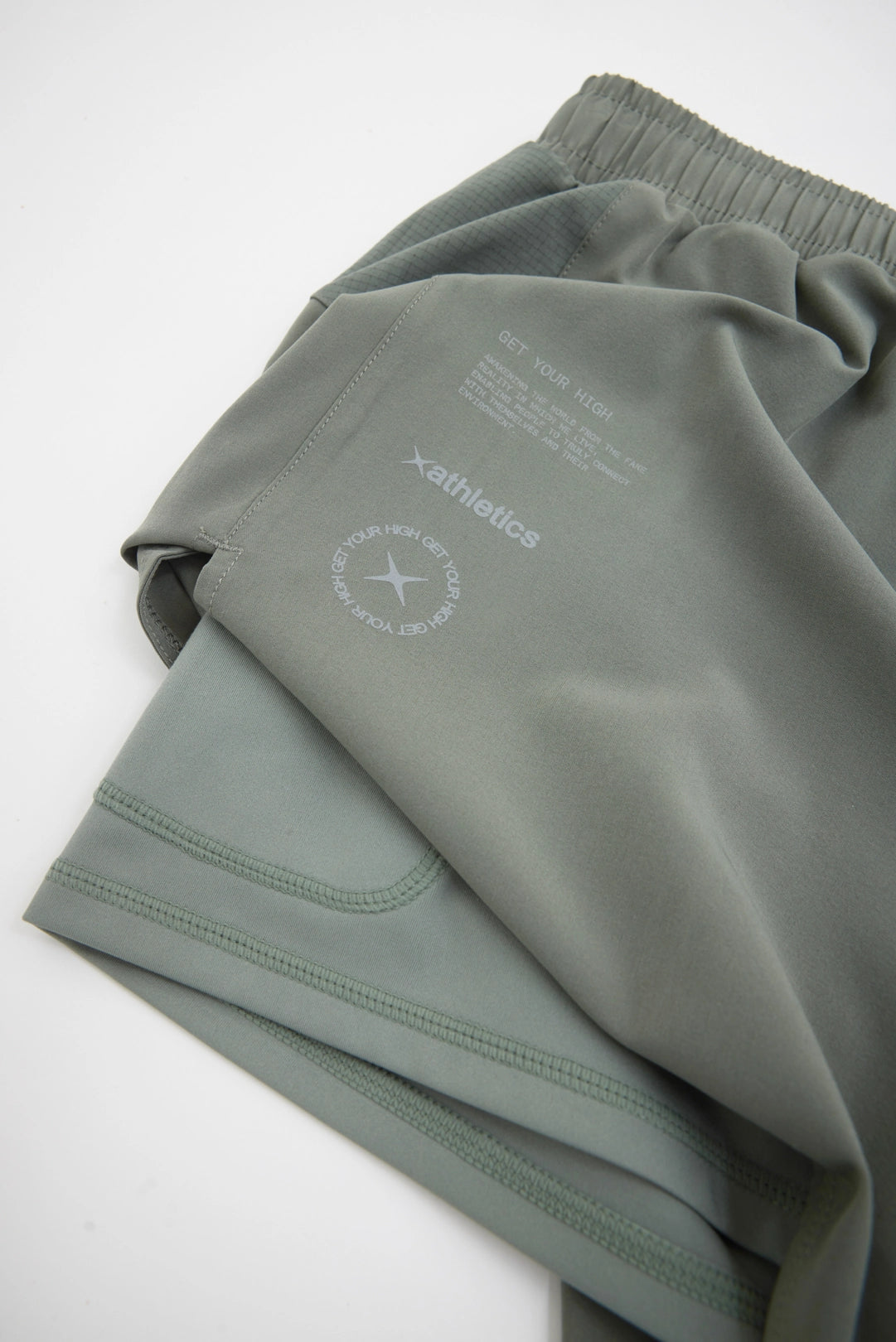OLIVE GREEN ACTIVE WOMAN SHORTS