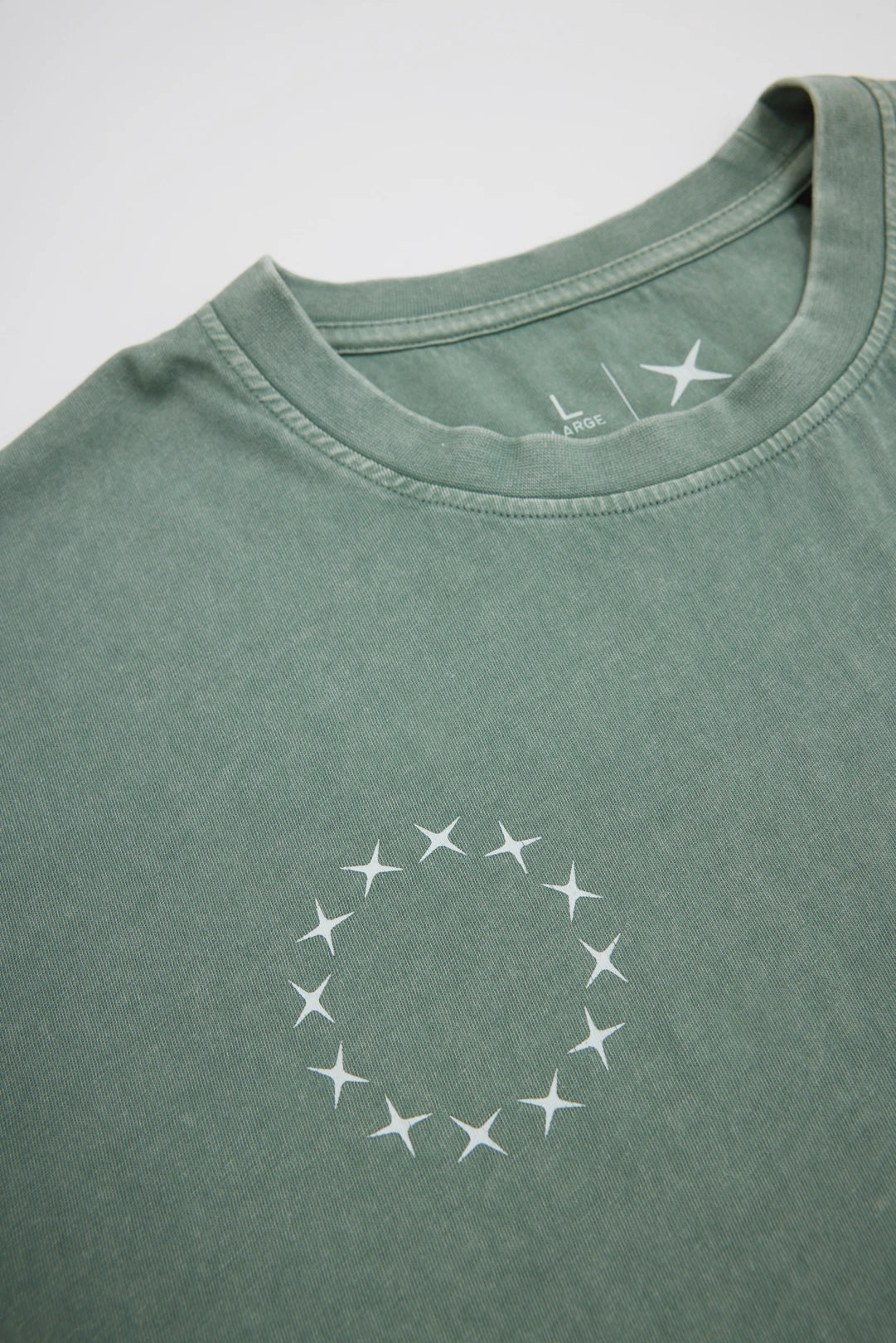 CAMISETA CIRCLE WASH OLIVE GREEN