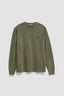 OLIVE GREEN ICONIC LS TEE