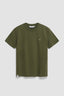 OLIVE GREEN LOGO TEE