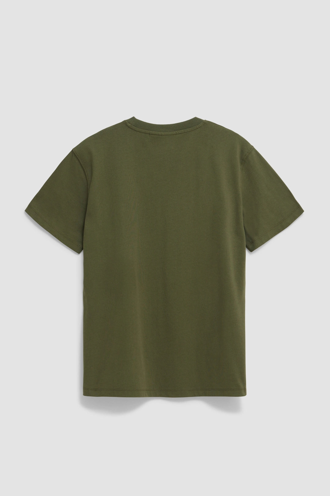 OLIVE GREEN LOGO TEE