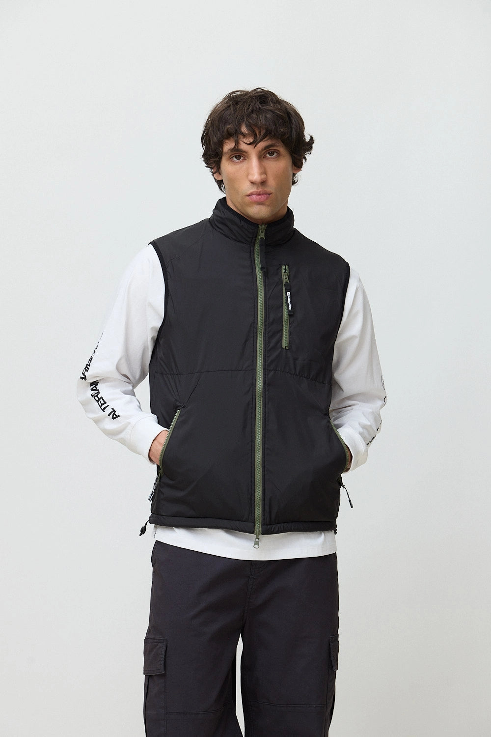 CHALECO POLAR ROPE OLIVE GREEN
