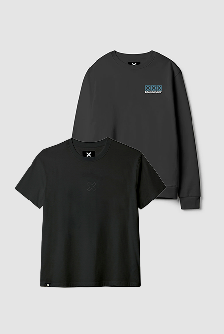 PACK SUDADERA LINE ANTRACITA + CAMISETA BONFIRE NEGRA